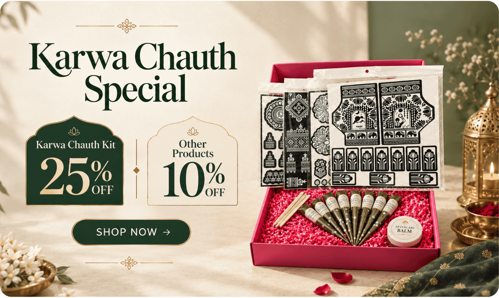 Karwa Chauth Henna Kit Offer